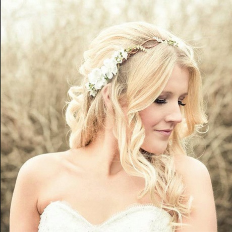 Capelli sposa fiori