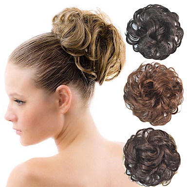 Chignon morbido capelli ricci