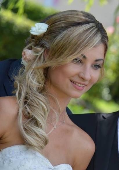 Capelli sposa laterali