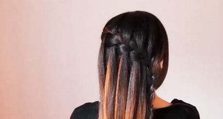 Capelli treccia a cascata