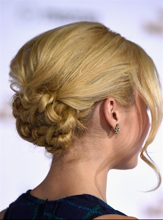 Chignon a treccia