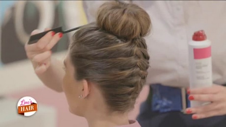 Treccia con chignon