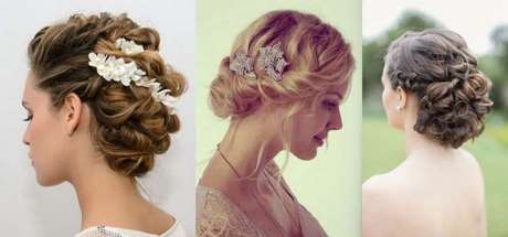 Acconciature capelli semiraccolti sposa