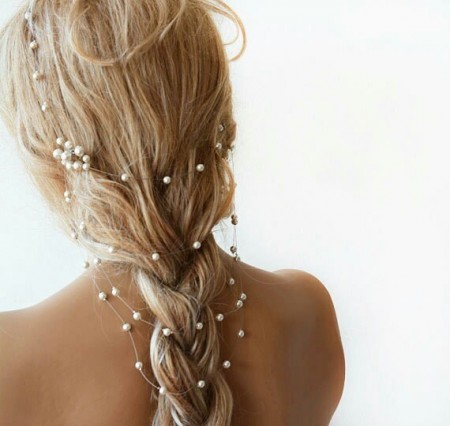 Perle capelli sposa