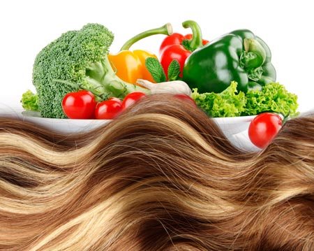 Capelli sani alimentazione