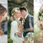 Capelli sposa con fiori
